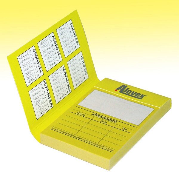 Block-notes pro memoria appuntamenti