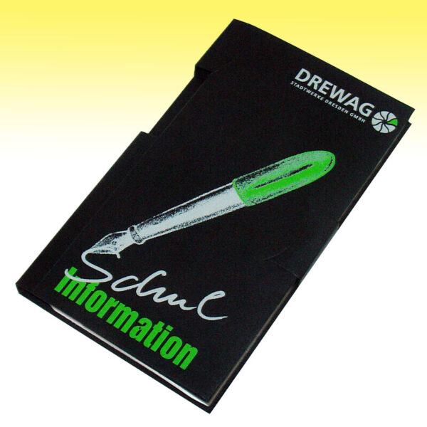 Jotter with cover and pen holder - Image 2