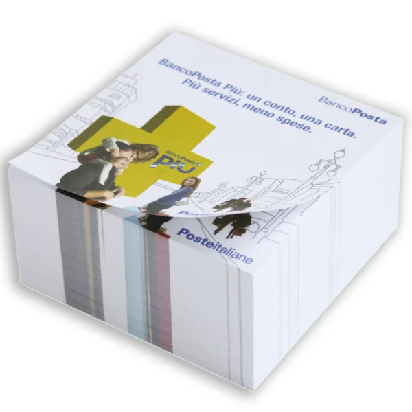 Post-it volantino Memotack Banco-Posta Poste-Italiane