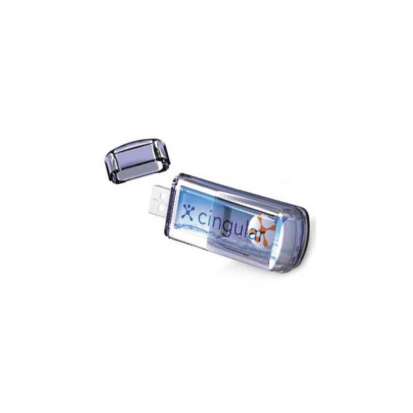 Customizable USB with liquid and floatings