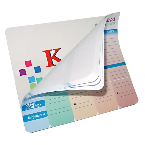 Paper mouse pad planners