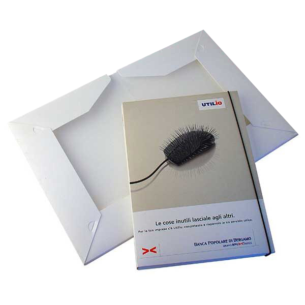 Cartelletta PPL dorsino elastico A4 Utilio Popolare Bergamo