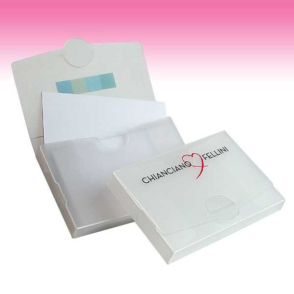 PVC business card holder book