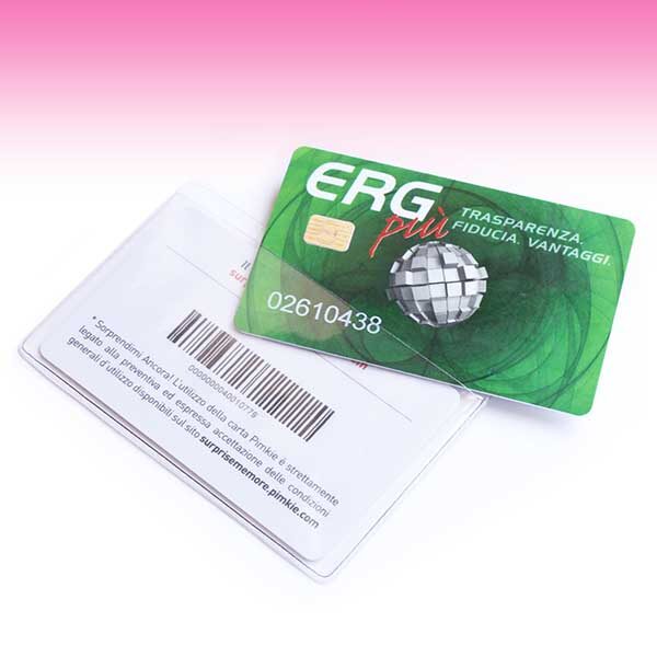 Horizontal credit card holder