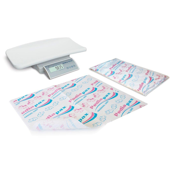 Pediatric medical towels with logo. Back towel detail