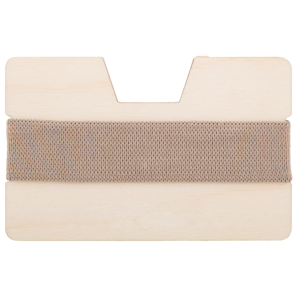 Portafoglio in legno con porta carte di credito