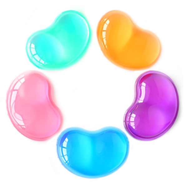 Poggiapolso kristal gel personalizzato colori