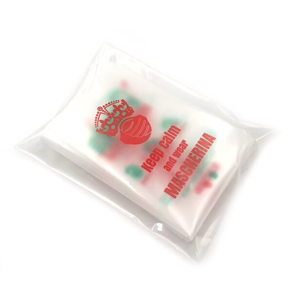 Portamascherina in PPL oppure in carta personalizzato con logo