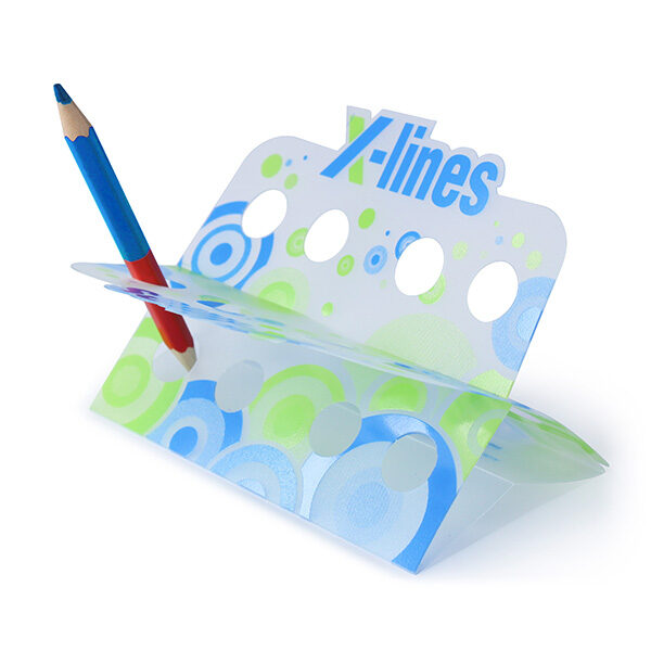 x-lines pen holder PPL 8 holes, with two-colour jumbo pencil