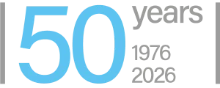 Logo 50 years Proramillenote 1976 2026