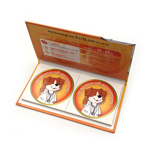 Pediatric stickers hardcover