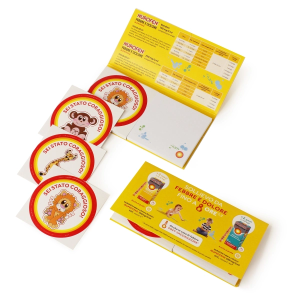 Reckitt Double Paediatric Stickers with Cardboard Cover