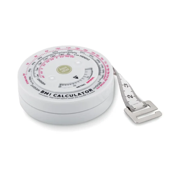 Flessometro calcolatore massa corporea, Flessometro BMI personalizzato con logo