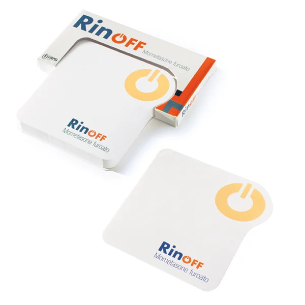 Fusion Tack post-it con copertina post-it sagomato Fusion_tack_RinnOff_firma PORTA POST-IT PERSONALIZZATO