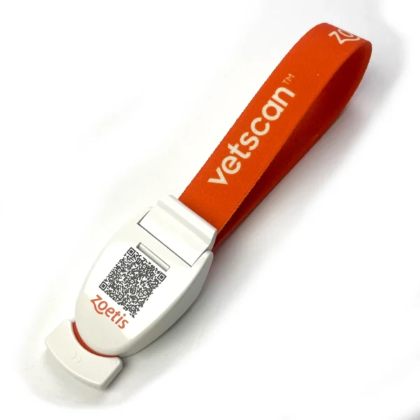 Laccio emostatico animali, laccio emostatico veterinario con stampa logo, gadget per il veterinario. Soggetto Vetscan