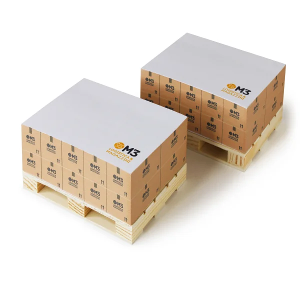 Mini Pallet M3 post-it and customized notepads production Proramillenote