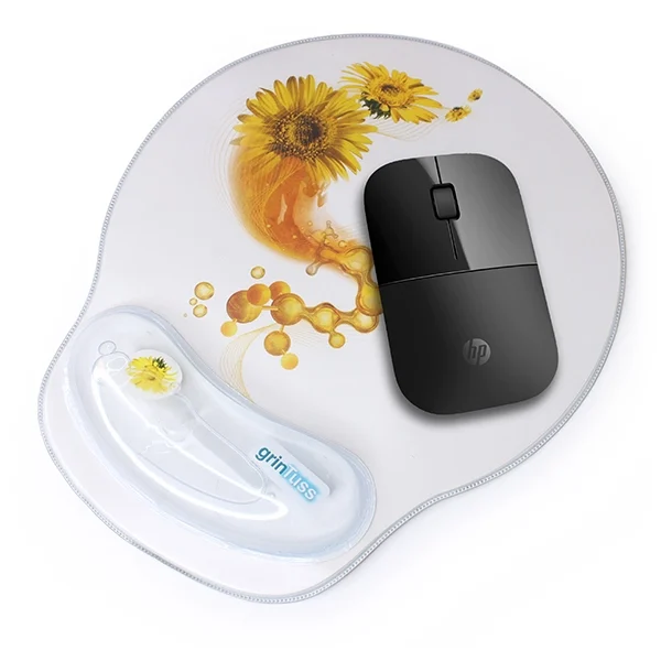 Mouse-pad poggiapolso con gel