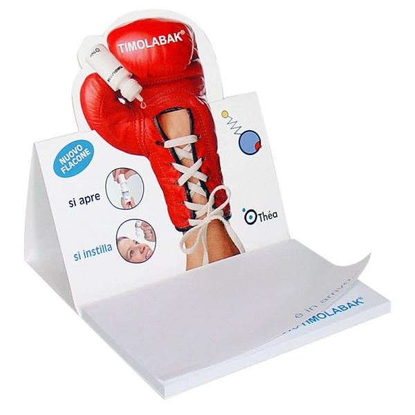 Sticky notepad with shaped cardboard creating a mobile advertising panel MOQ 500 pc