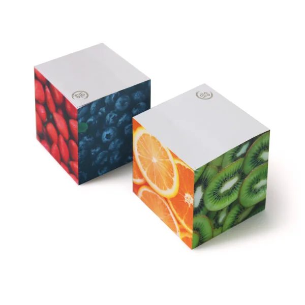 Bespoke Post-it notes mini cube Fruit procer Proramillenote