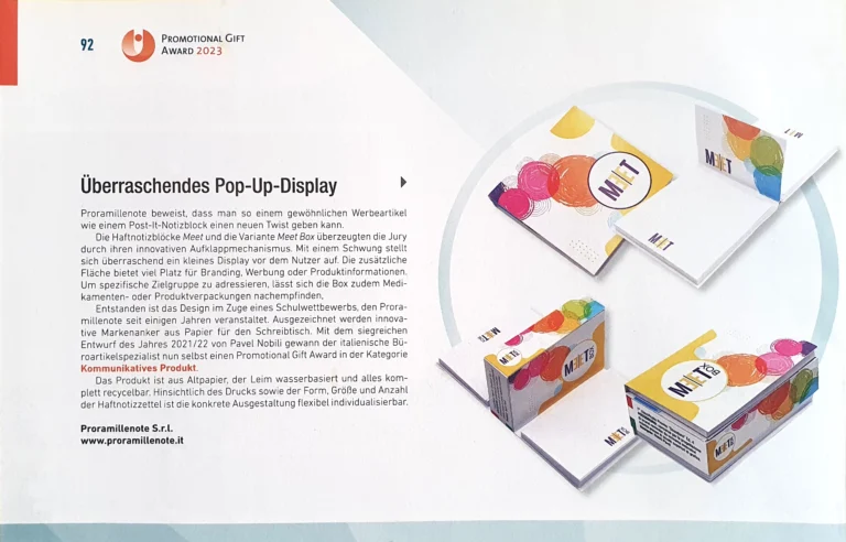Promotion Products-Februar2023 n. 95-ISSN 1864-1288-17-Jahrgang. www.promotion.products.biz