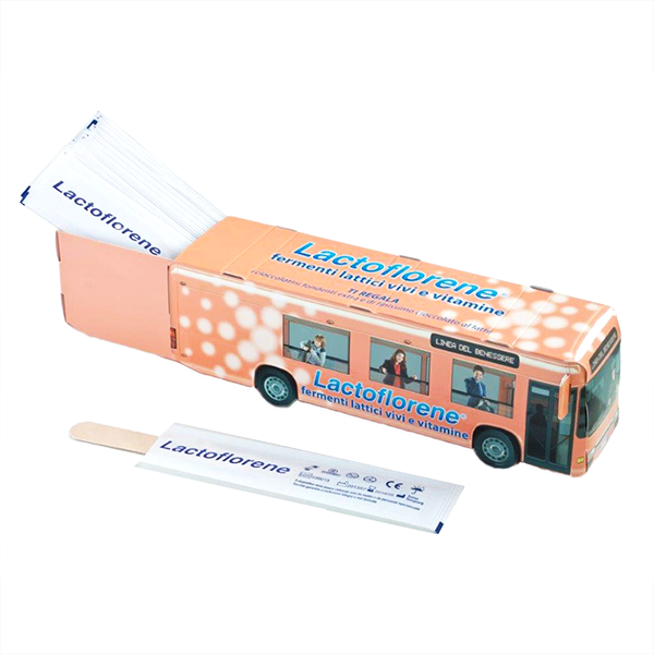 Pullman Lactoflorene copia. Gadget per medici otorinolaringoiatri