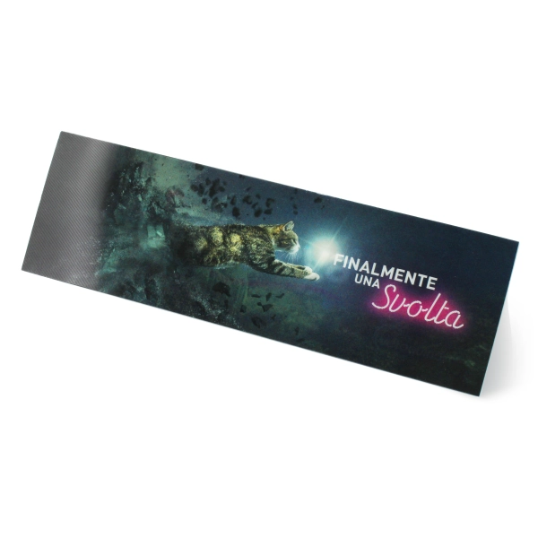 righello segnalibro lenticolare personalizzato logo felpreva