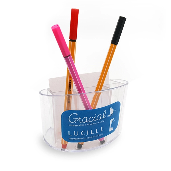 SKU051 portafoglietti PANORAMA plastica trasparente kostil personalizzato Gracial