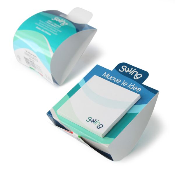 Swing personalizzazione stampa digitale Swing post it a dondolo multimessaggio