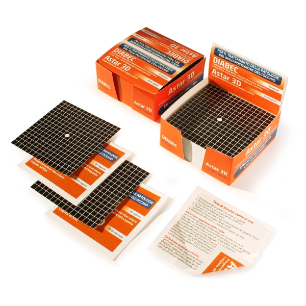Bespoke Amsler test, grid eye test, gadget for ophtalmologiest