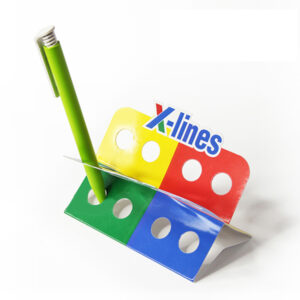 X lines portapenne cartoncino