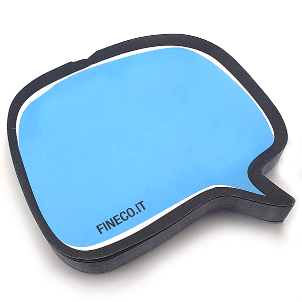 post-it a forma di fumetto o nuvola FINECO BLU SPESSORE