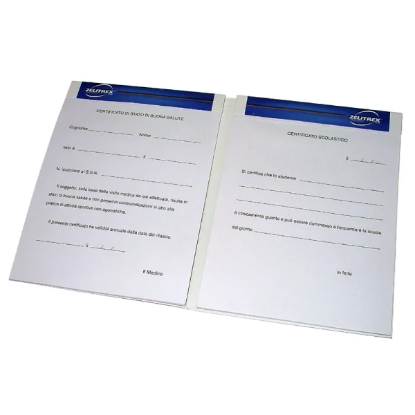 Double medical prescription notepad